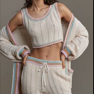 L*Space ivy 2 piece crop top & pants set